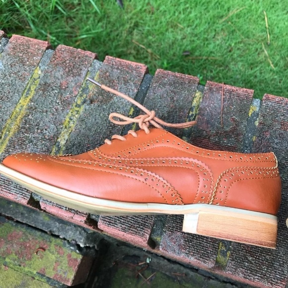 Men’s dress shoes 8 1/2 size -Brown by wanted - Picture 8 of 12